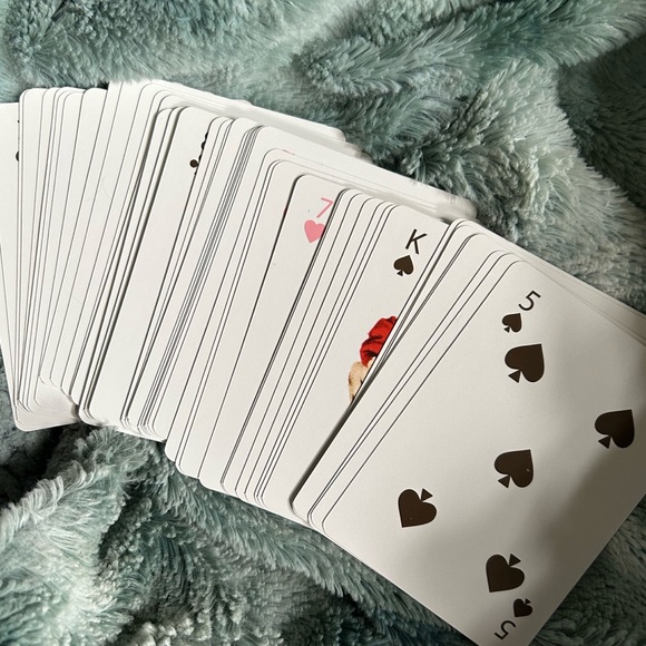 Rare OG Y2K Juicy Couture Marie Antoinette Playing Cards with Suede Case - Picture 3 of 12